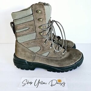 Wellco Air Force Sage Green Hot Weather Combat Boots Steel Toe Suede Sz7 Bo403.3